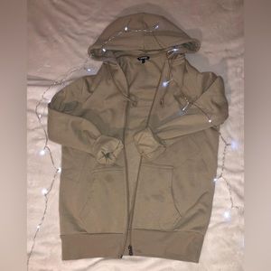 comfy tan zip up hoodie 🤍🤎